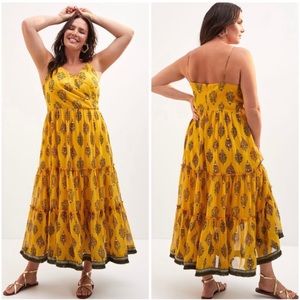 Anthropologie Plus Size Bohemian Maxi 20W